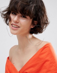 Серьги-кольца ASOS - Серебряный