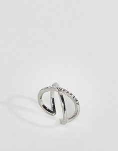 Серебристое кольцо ASOS - Серебряный