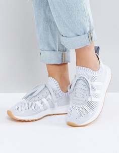 Серые кроссовки adidas Originals FLB Primeknit - Серый