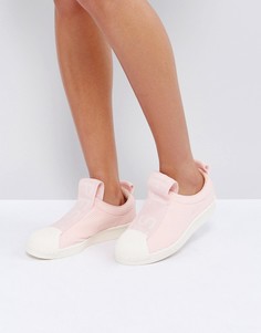 Розовые кроссовки-слипоны adidas Originals Superstar - Розовый