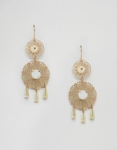 Серьги-подвески ASOS - Золотой