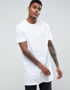 Длинная белая футболка ASOS - Белый