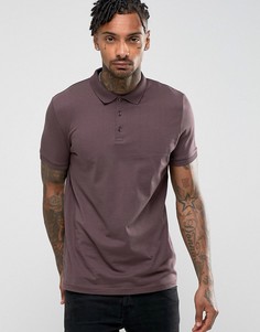 Трикотажное поло ASOS - Коричневый