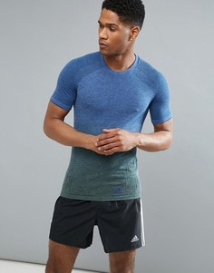 Синяя футболка adidas AZ2900 - Синий