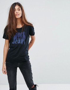 Футболка с принтом Pepe Jeans Naiara - Черный