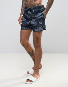 Камуфляжные шорты для плавания Jack &amp; Jones - Черный
