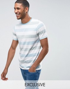 Футболка в разноцветную полоску Jack &amp; Jones Originals - Синий