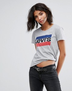 Футболка с винтажным логотипом Levis Perfect - Серый Levis®