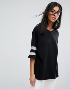 Oversize-футболка AllSaints Chezza - Черный