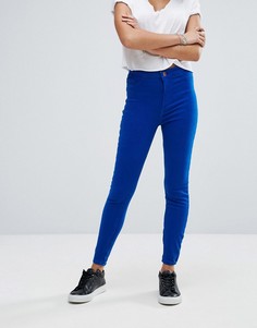Яркие зауженные джинсы New Look - Синий