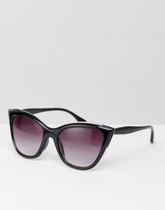 Большие солнцезащитные очки South Beach - Черный