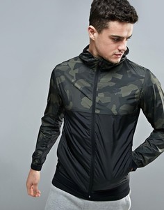 Ветровка с камуфляжным принтом Jack &amp; Jones - Черный