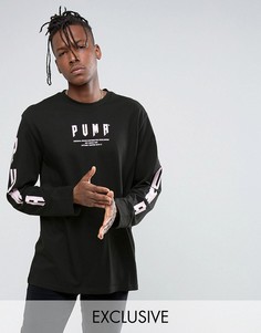 Черный лонгслив с принтом Puma эксклюзивно для ASOS 57533704 - Черный