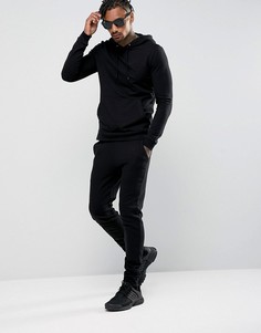 Джоггеры скинни и обтягивающий худи черного цвета ASOS - Мульти