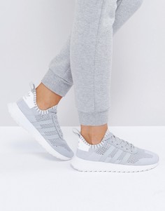 Серые кроссовки adidas Originals Primeknit FLB Racer - Серый