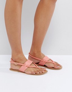 Кожаные сандалии ASOS FORGIVE ME - Розовый