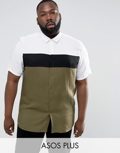 Рубашка классического кроя ASOS PLUS - Белый