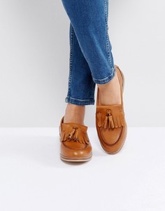 Кожаные лоферы ASOS MAXWELL - Рыжий