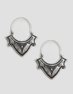 Серьги-кольца ASOS - Серебряный