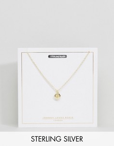 Позолоченное ожерелье со знаком зодиака Рак Johnny Loves Rosie - Золотой