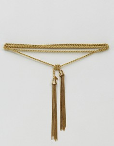 Ожерелье с кисточкой Vanessa Mooney - Золотой