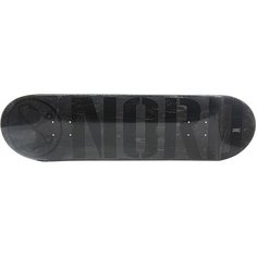 Дека для скейтборда для скейтборда Nord Лого Black Grey/Black 32.5 x 8.5 (21.6 см)