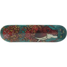 Дека для скейтборда для скейтборда Nord Волк Brown/Green/Multi 32 x 8.25 (21 см)