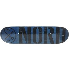 Дека для скейтборда для скейтборда Nord Лого Black Blue/Black 31.75 x 8 (20.3 см)