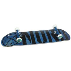 Скейтборд в сборе Nord Лого Black Blue/Black 32.75 x 8 (20.3 см)