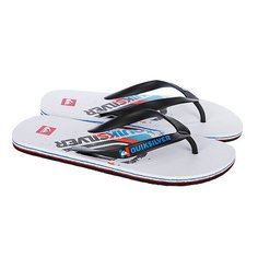Шлепанцы Quiksilver Molokai Mw Logo White/Black/Blue