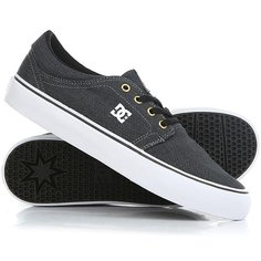 Кеды кроссовки низкие DC Trase Tx Se Real Black/Grey