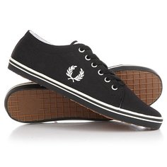 Кеды кроссовки низкие Fred Perry Kingston Twill Real Black