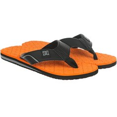 Вьетнамки DC Kush Black/Orange