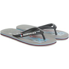 Вьетнамки Quiksilver Molokai Wordmar Real Grey/Blue