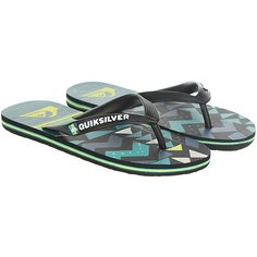 Вьетнамки Quiksilver Molokaislablapu Black/Green