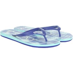 Вьетнамки женские Roxy Tahiti V Navy/Bright Blue