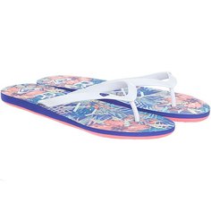 Вьетнамки женские Roxy Tahiti V Blue Jay/White