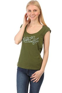 Майка женская Nor Cal Por Vida Cap Sleeve Olive