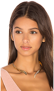 Curl ribbon cuff necklace - Michelle Campbell