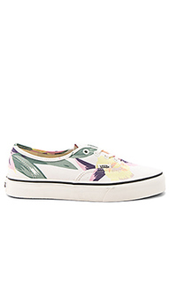 Цветочные сникерсы vintage authentic - Vans