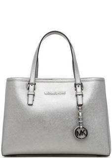 Сумка из сафьяновой кожи со съемным ремнем Michael Michael Kors