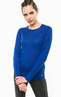 Синий джемпер из хлопка Calvin Klein Jeans