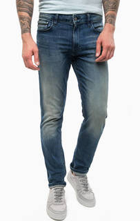 Зауженные джинсы с заломами Calvin Klein Jeans