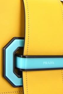Кожаная сумка Plex Ribbon Prada