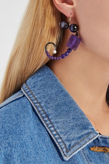 Серьги с камнем Осы Peresvetti