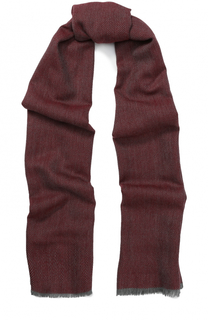 Шерстяной шарф с необработанным краем Johnstons Of Elgin