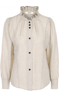 Блуза с защипами и воротником-стойкой Isabel Marant Etoile
