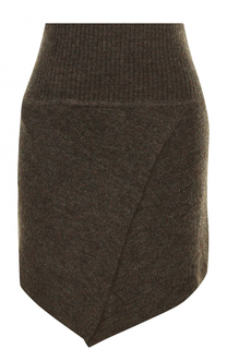 Шерстяная мини-юбка асимметричного кроя Isabel Marant Etoile