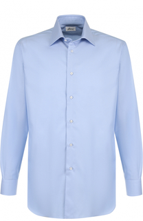 Хлопковая сорочка с воротником кент Brioni