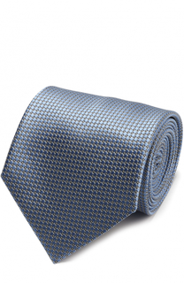 Шелковый галстук с узором Ermenegildo Zegna